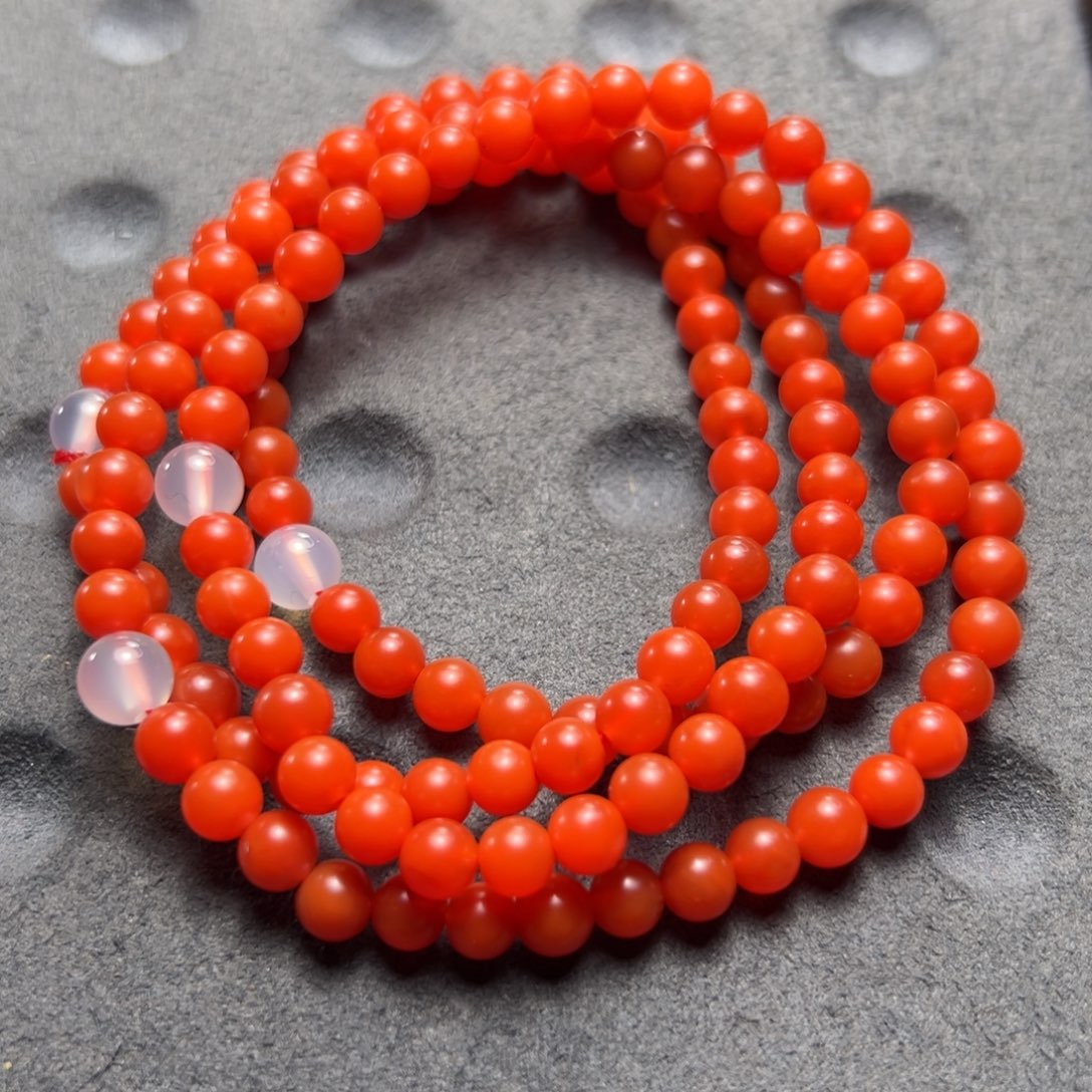 南红玛瑙南红多圈尺寸0.5m m未镶嵌