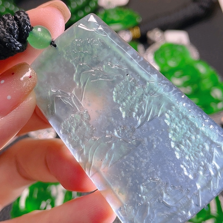 翡翠颈饰未镶嵌39，