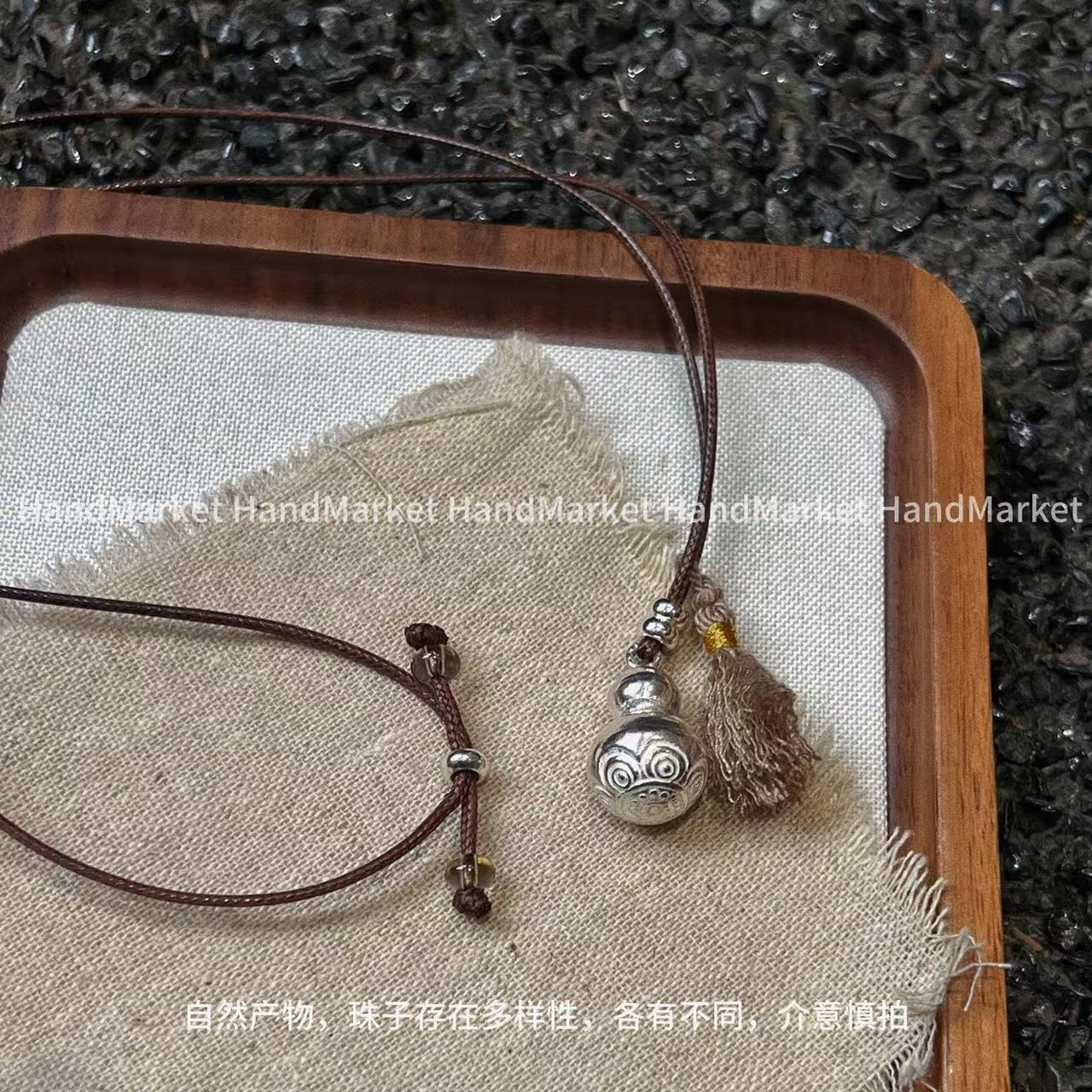吊坠925银 JIUJIU【抽拉泰银葫芦毛衣链】吊坠款手作款重工项链1021