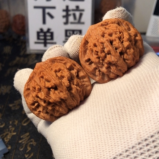 把件文玩核桃麦虎41mm