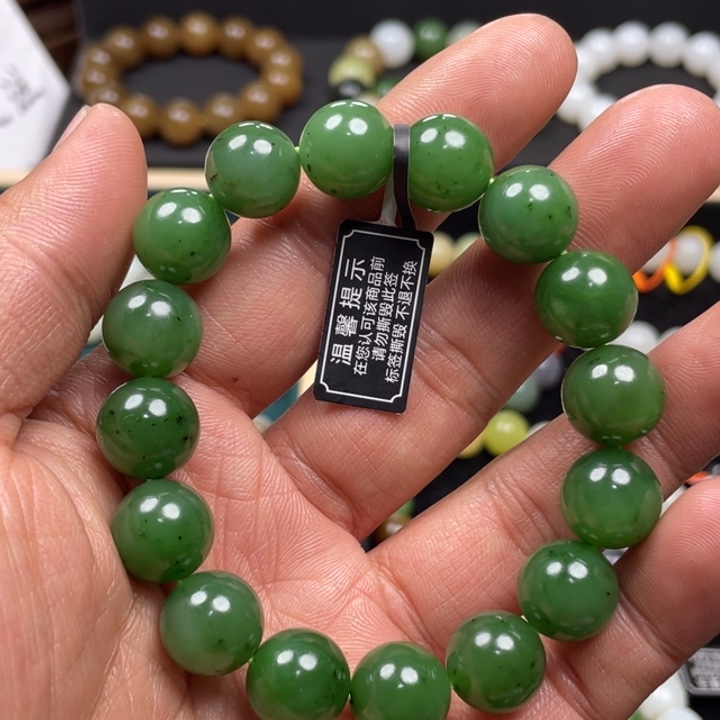 和田玉手串未镶嵌