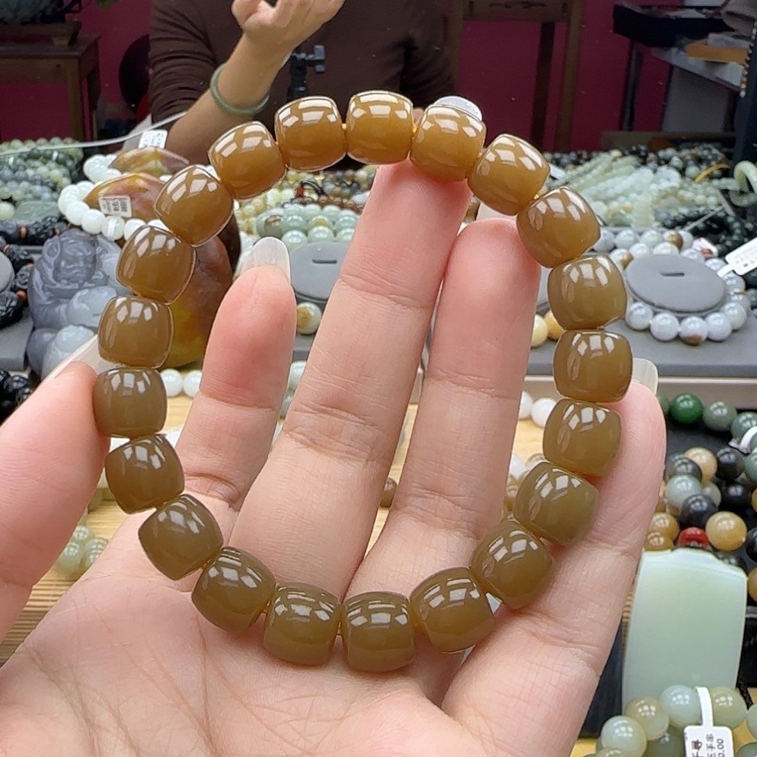 和田玉手链未镶嵌