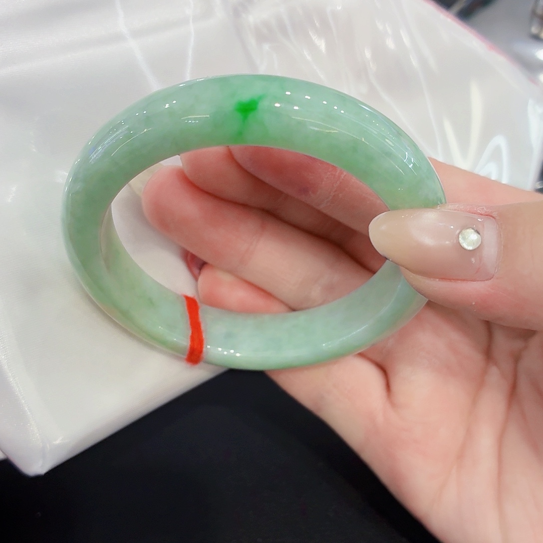 翡翠未镶嵌手镯翡翠54/53圈口