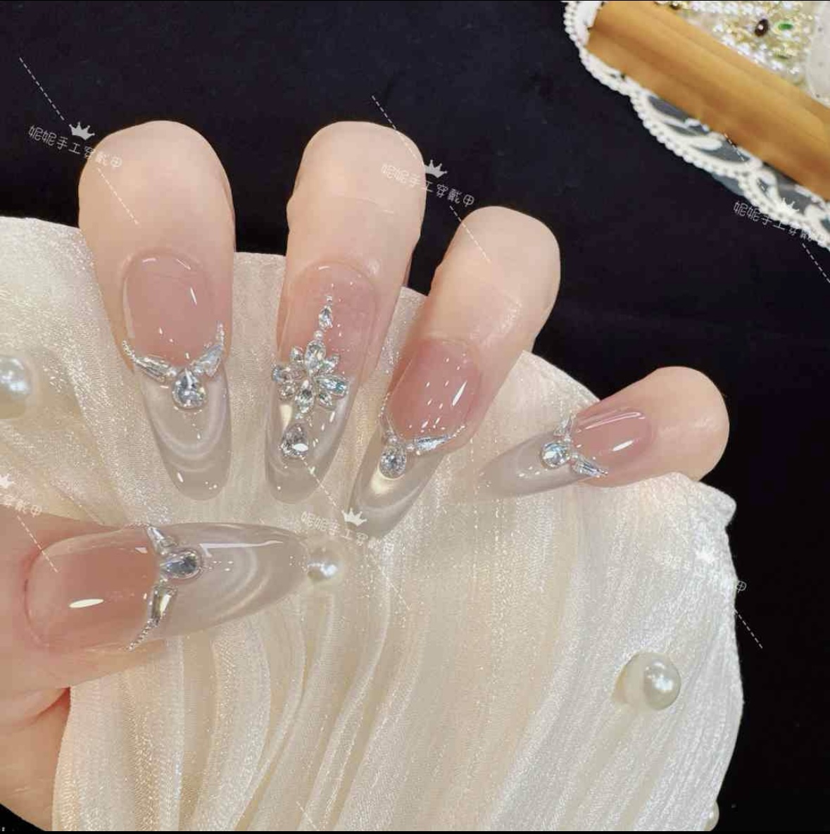 【碎闪千金】手工定制穿戴式卸甲片气质百搭美甲贴片