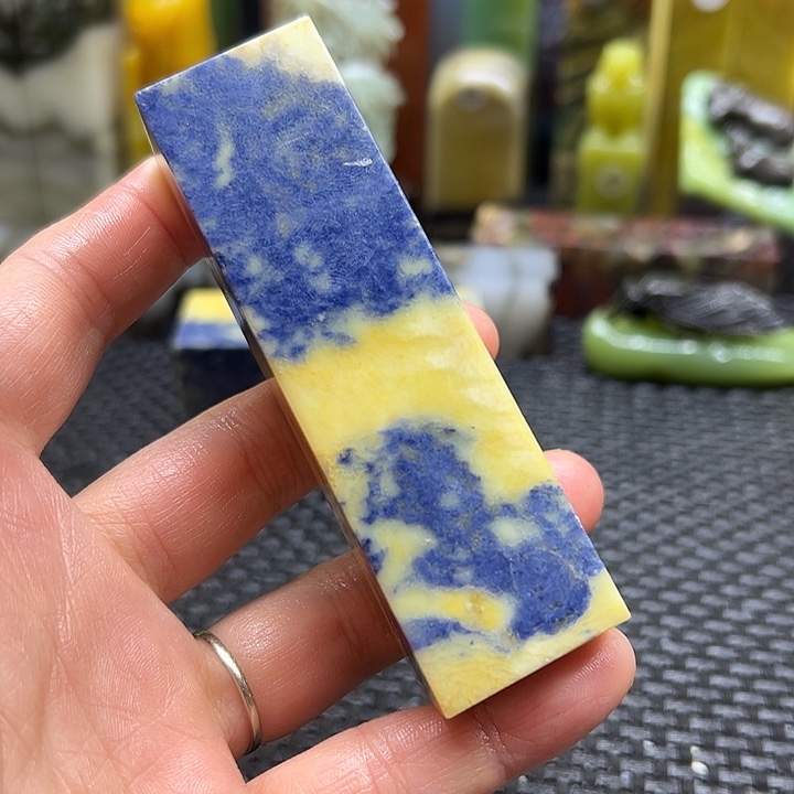 黄***阪青田石印章石印章石