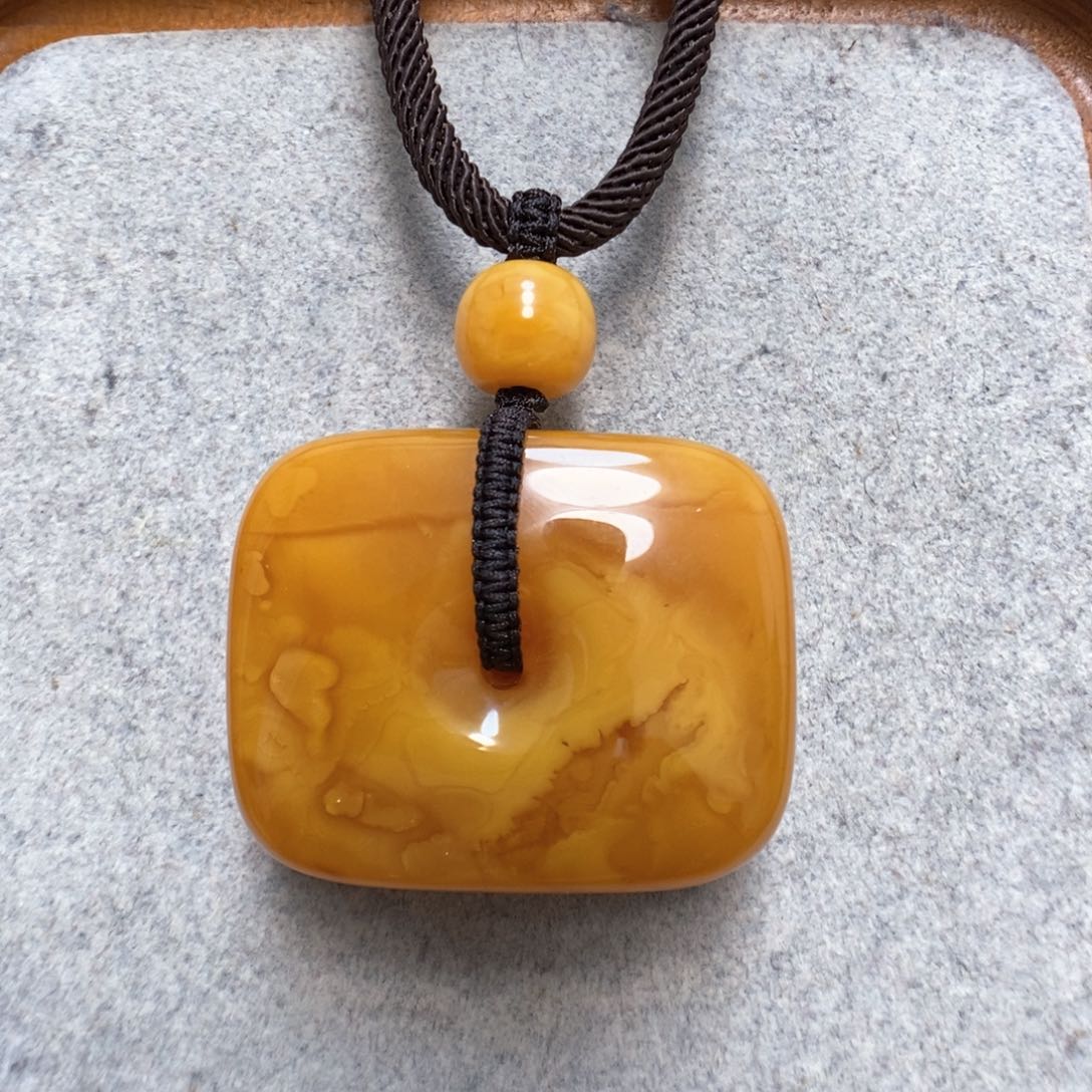 蜜蜡颈饰未镶嵌蜜蜡