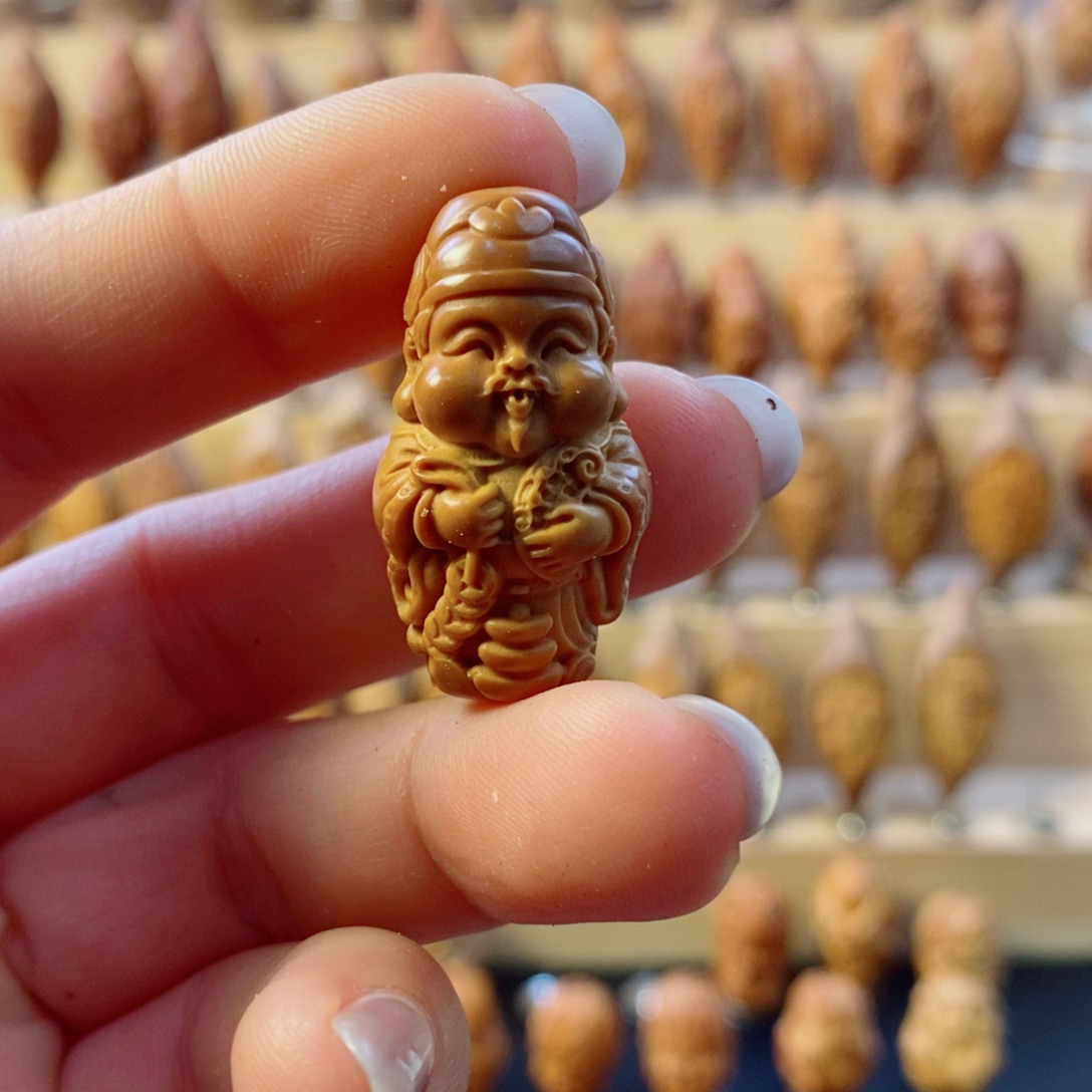 行***冥橄榄核手串/手链启航精品财神爷