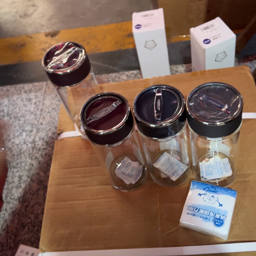 晶单层烫手玻璃杯460玻璃杯提环玻璃杯➕杯套