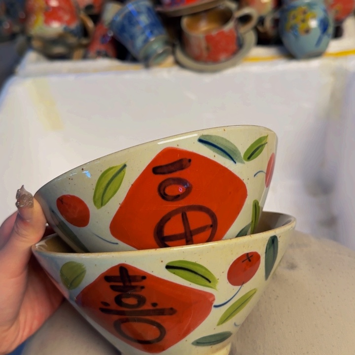 瓷片景德镇陶瓷手工手绘