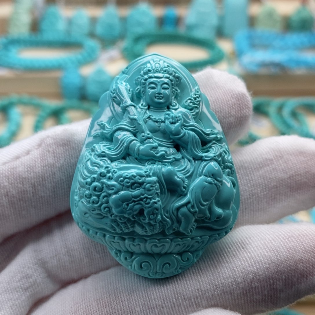 绿松石珠宝奇石未镶嵌