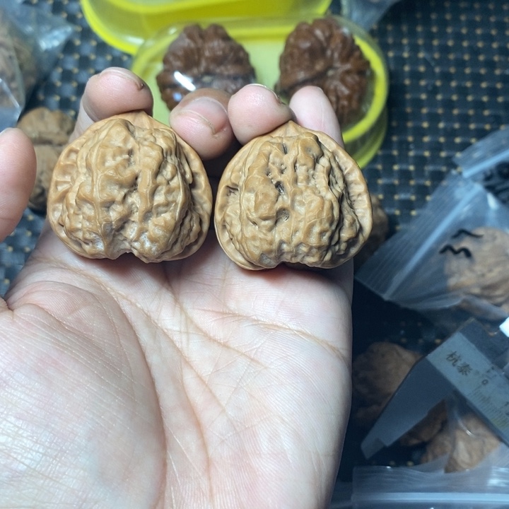 文玩核桃把件蛤蟆38全