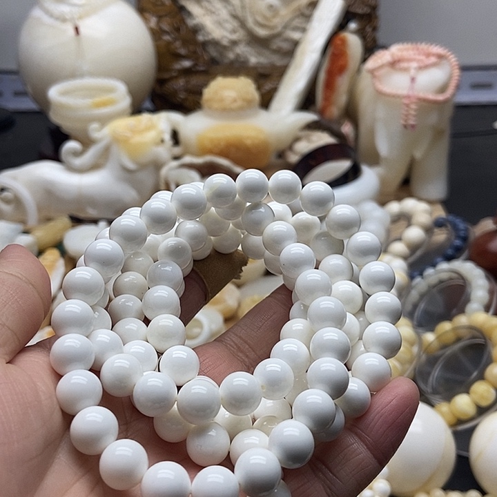 非金属贝壳全白通货1.0多圈