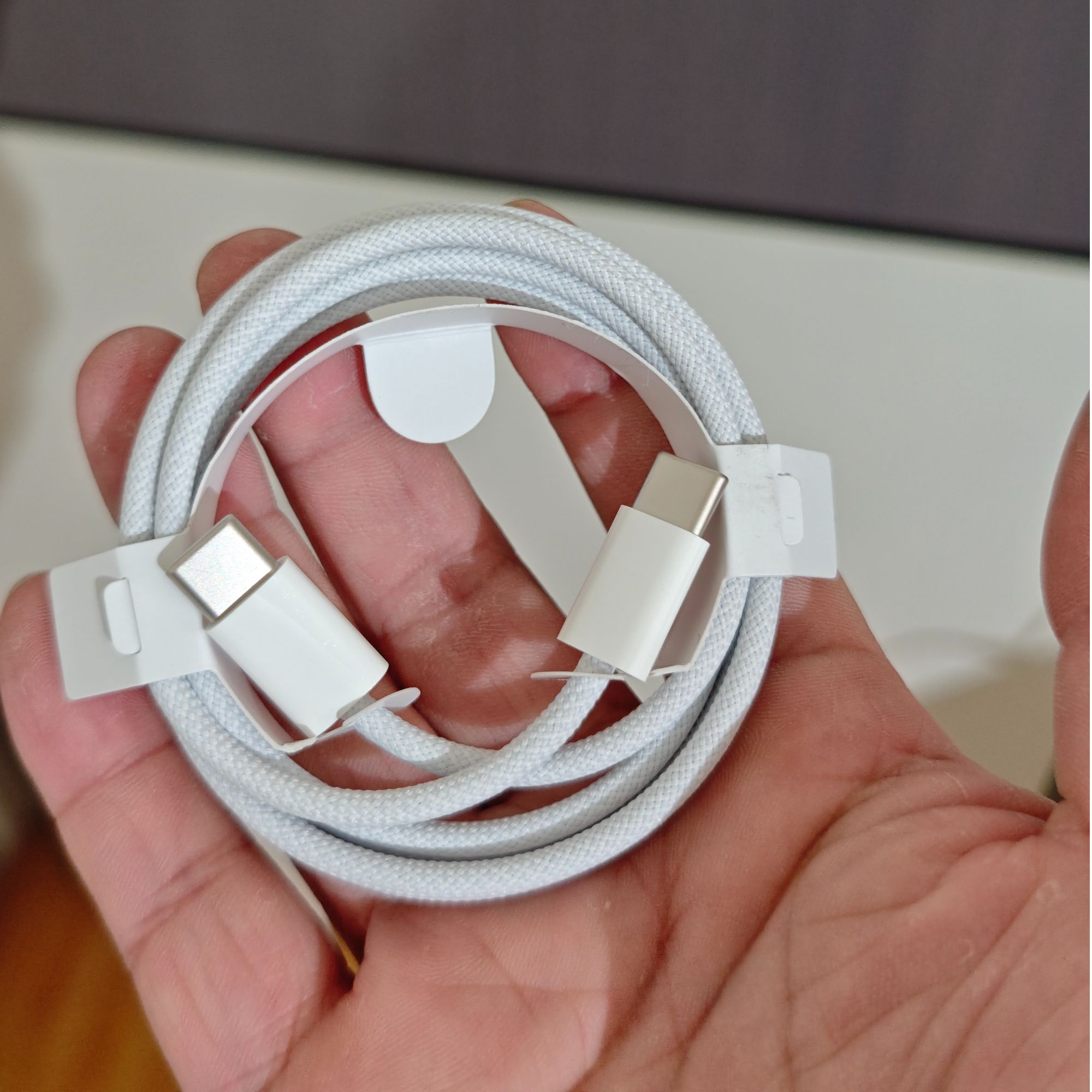 99新 Apple/苹果 苹果1米双C编织数据线