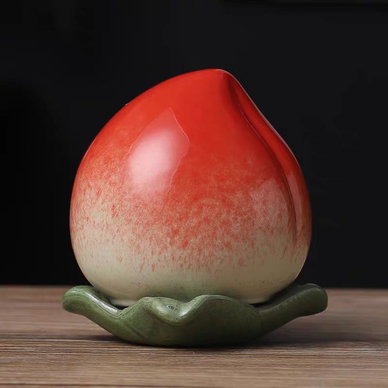 仿真小桃子茶叶罐C-3-14