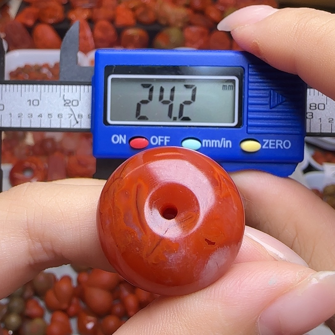 南红玛瑙未镶嵌吊坠(不含链)