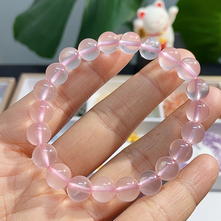 水晶手链未镶嵌粉晶