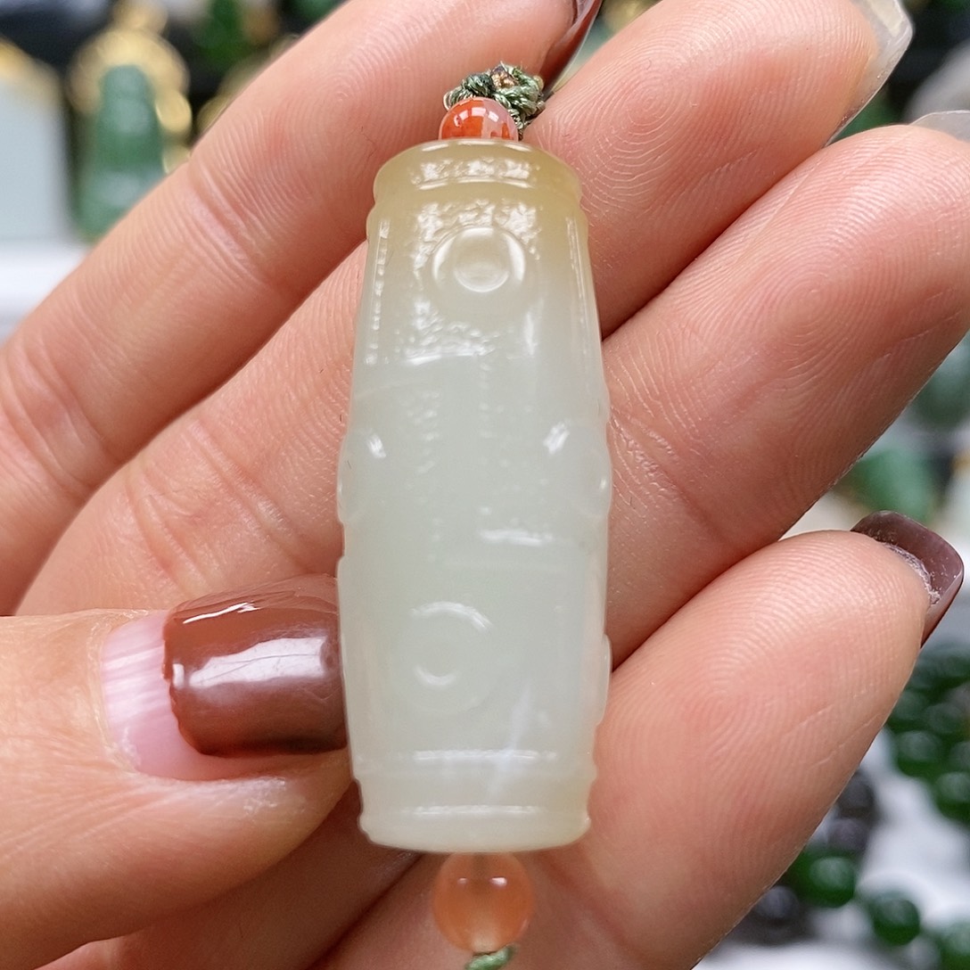 和田玉颈饰未镶嵌