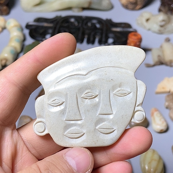 和田玉未镶嵌颈饰28