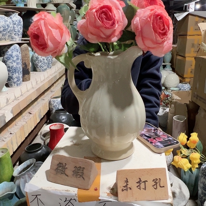 陶摆件景德镇陶瓷花瓶瑕疵专场