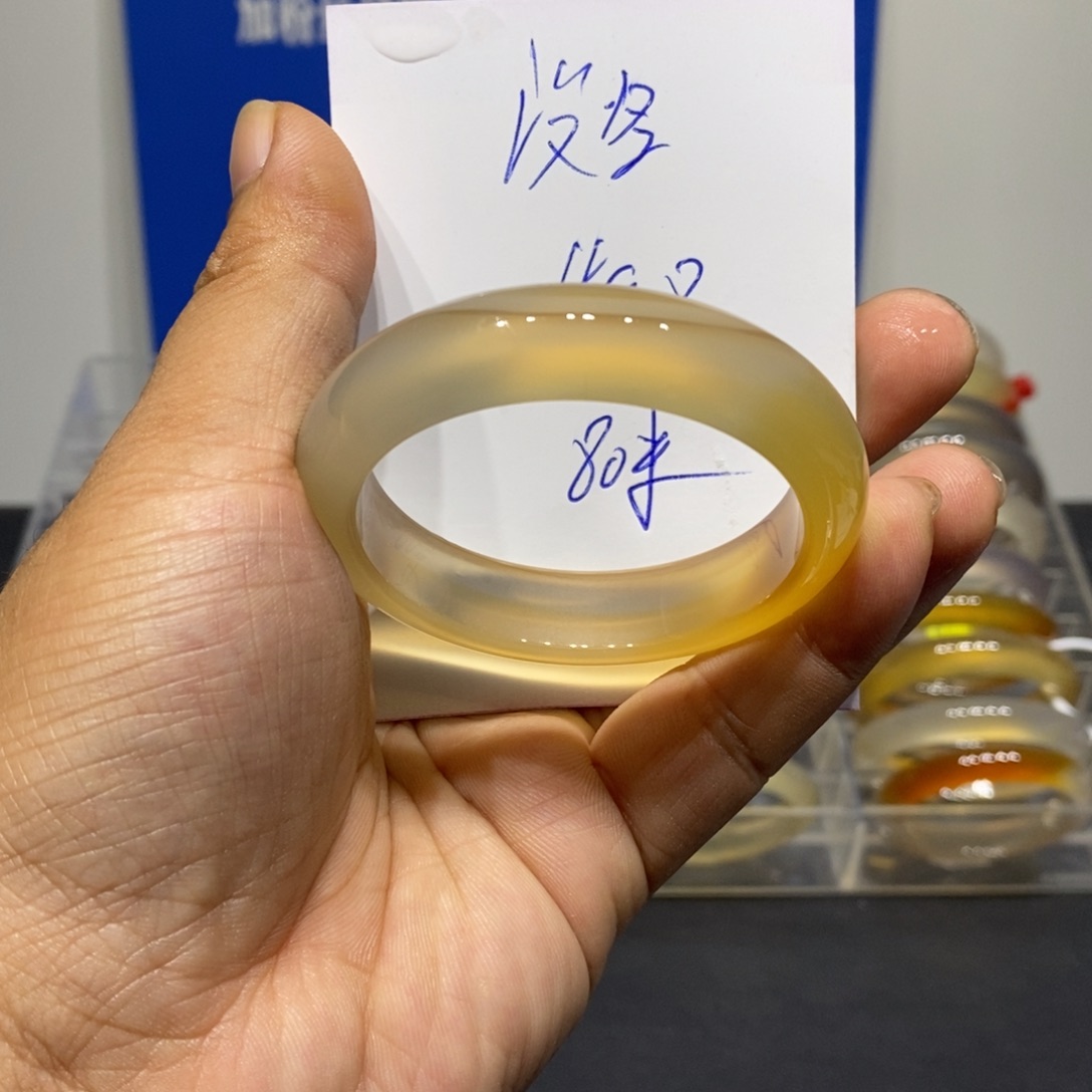 没***字玛瑙/玉髓未镶嵌手镯