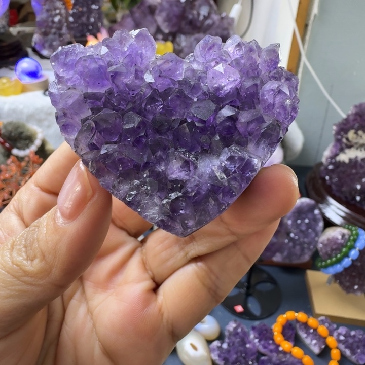 石材天然水晶摆件