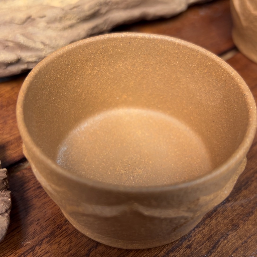 紫砂茶杯段泥杯子紫砂紫砂