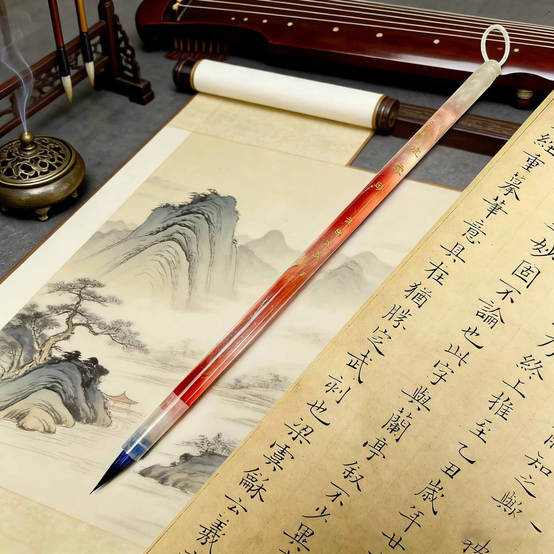 【枕云眠】小楷毛笔一支