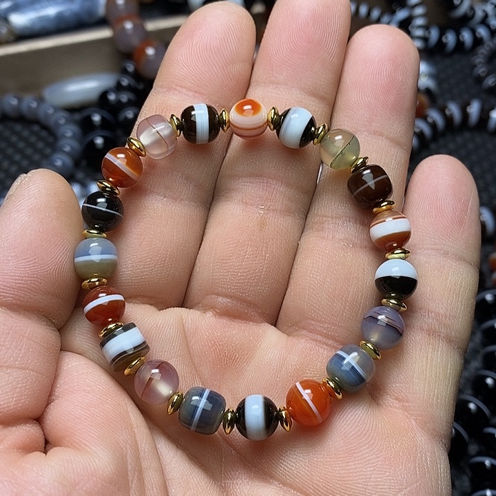 玛瑙/玉髓手链未镶嵌