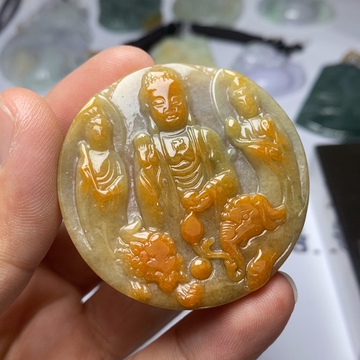 颈饰未镶嵌翡翠翡翠