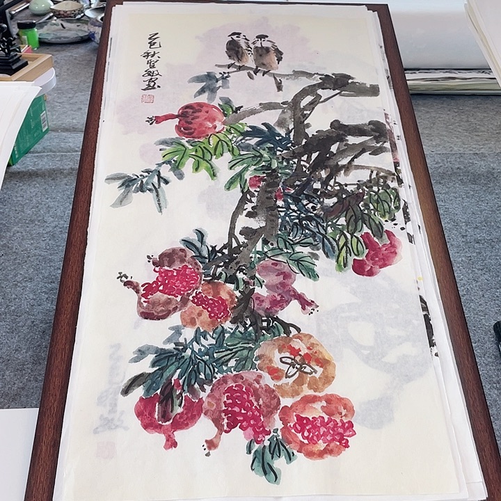 国画张圣敏先生纯手绘作品