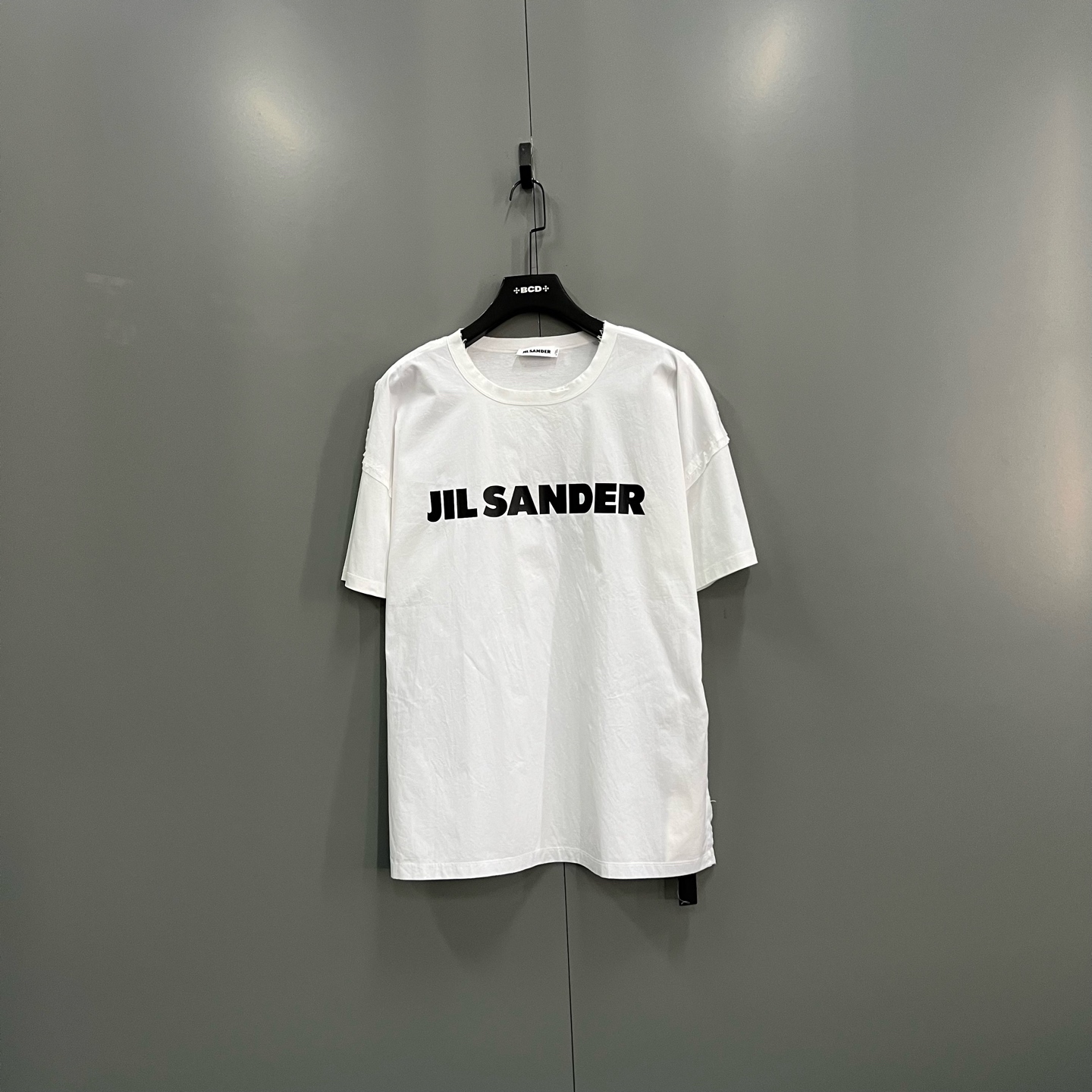 99新 maje jp13 JIL SANDER 白色印花logo短袖 L码 001099