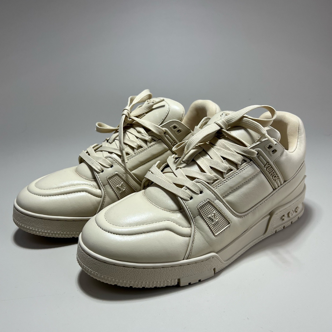 99新 LouisVuitton/路易威登 LV TRAINER小胖丁板鞋41码14756