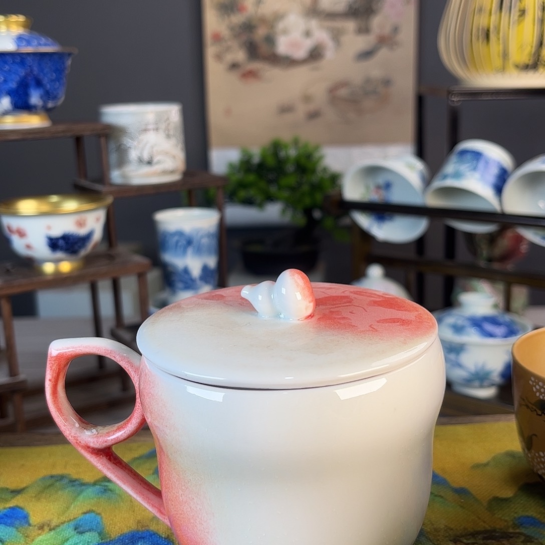 杯景德镇陶瓷茶杯多人