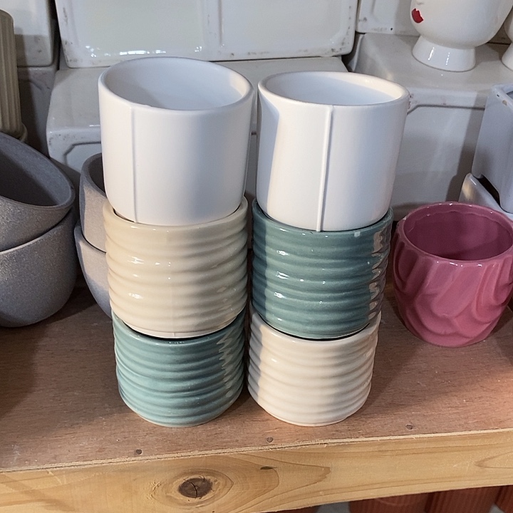 陶摆件陶盆有孔 瑕疵介意勿拍