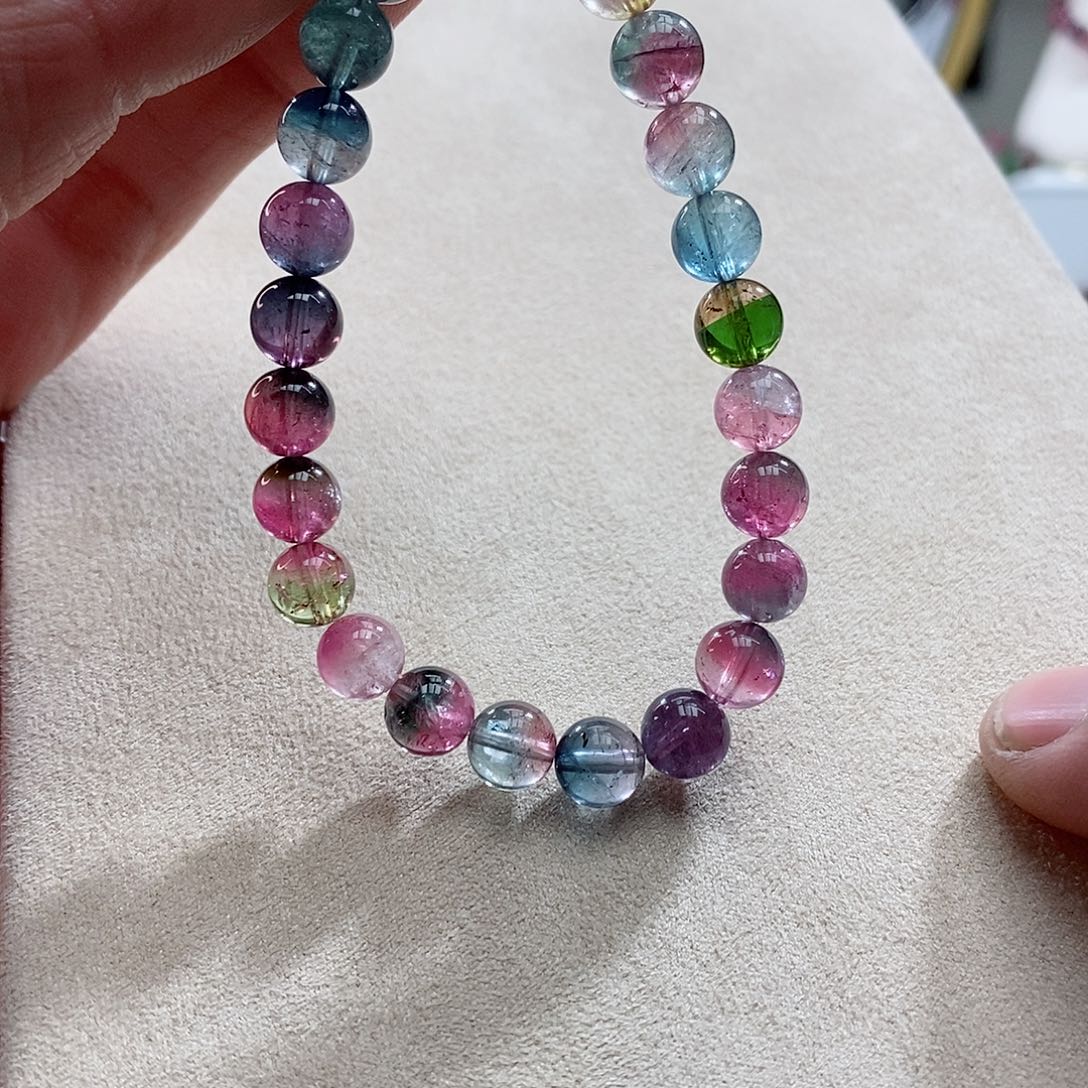 碧玺手链未镶嵌手链