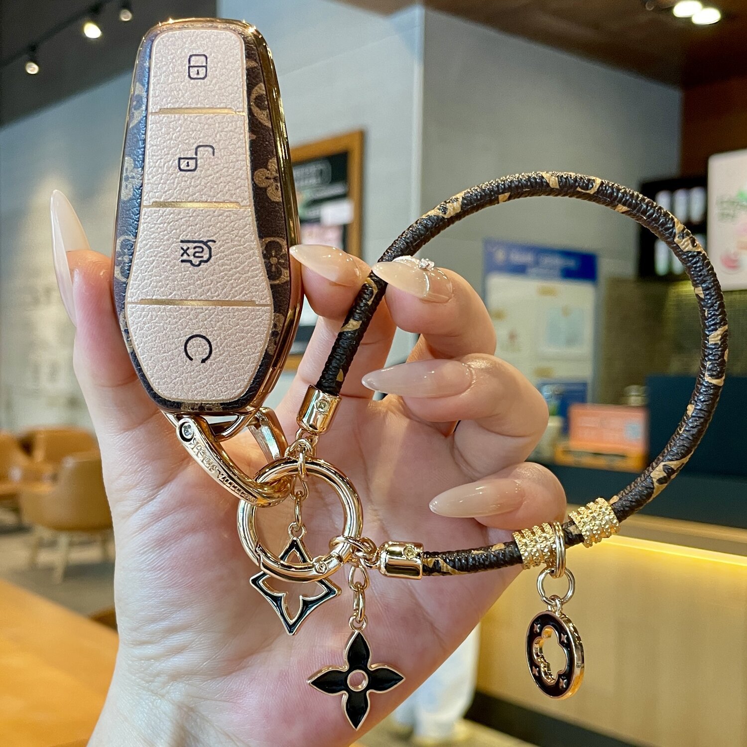 新款比亚迪钥匙套海豚宋plus秦汉元pro唐海豹0607gt海鸥正品定制