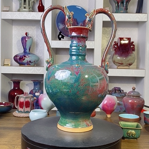 摆件禹州神后钧瓷原产地~