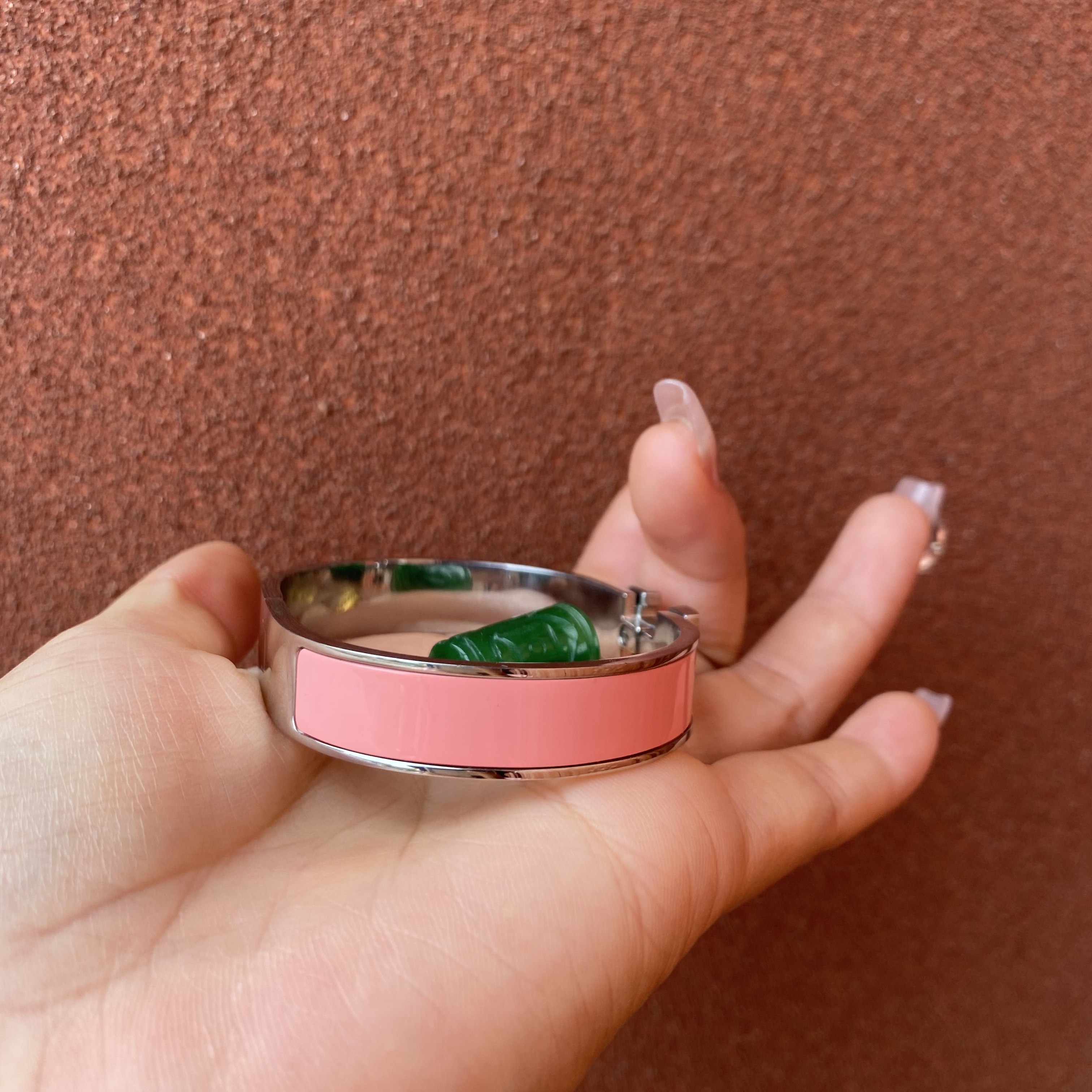 420-精工粉色手镯