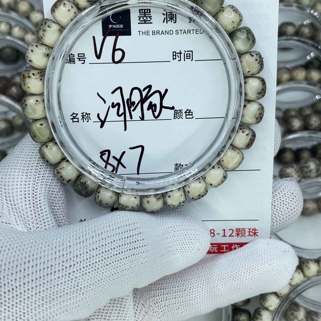 手串星月菩提6河豚