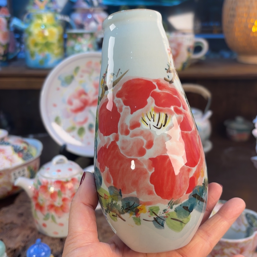 景德镇手绘高温釉下彩陶瓷茶具