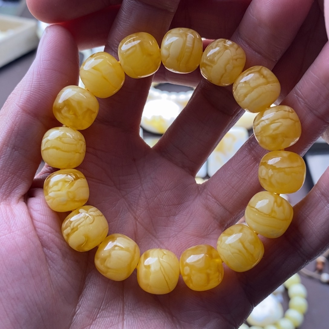 琥珀裸石未镶嵌蜜蜡吊坠吊坠项链