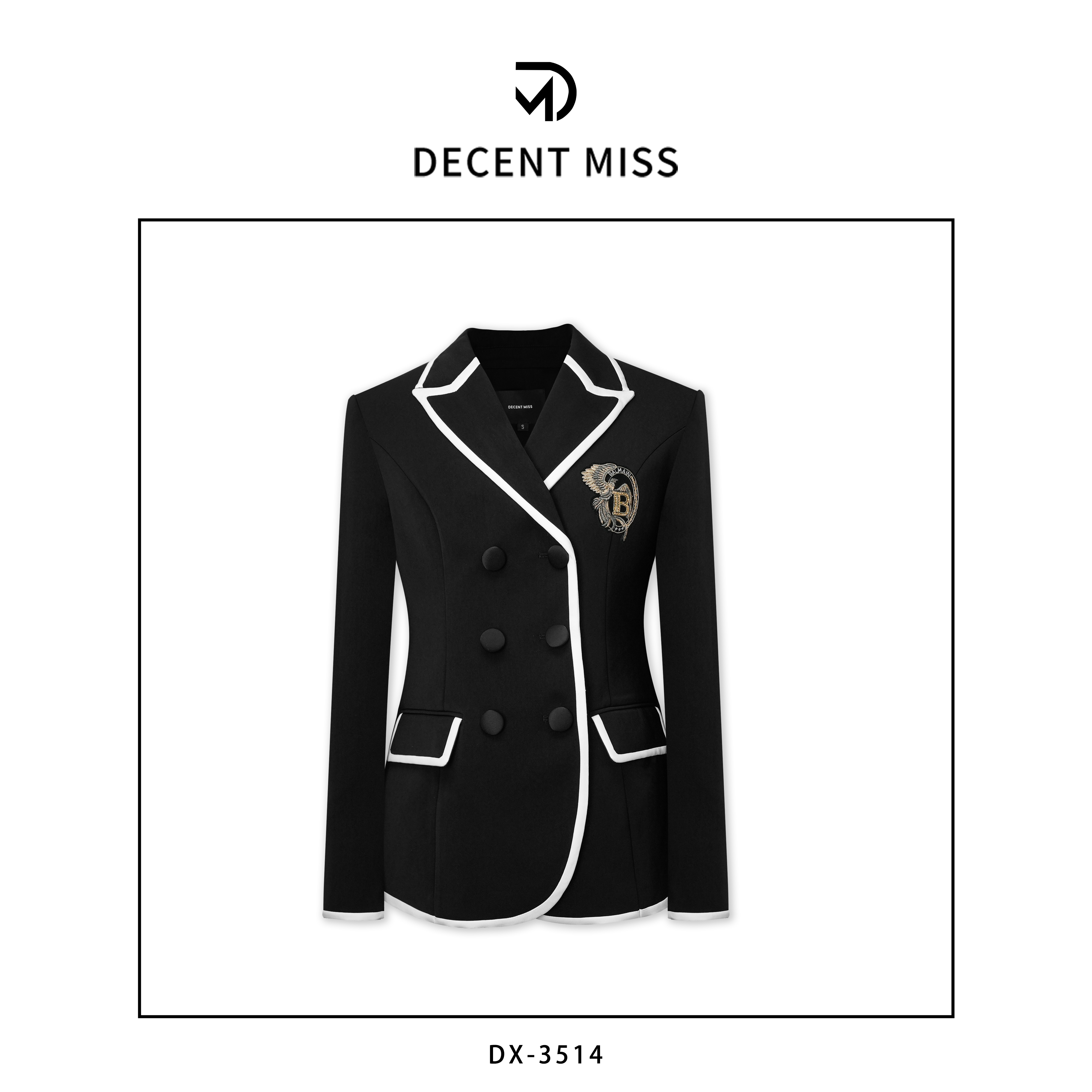 DECENT MISS 原创设计定制外套DX-3514