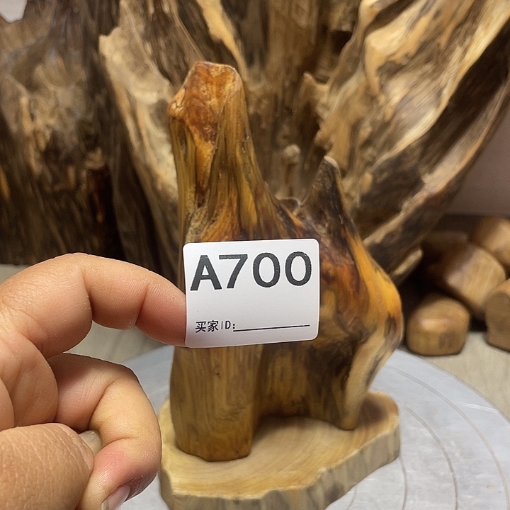 用***4木直播间木质摆件