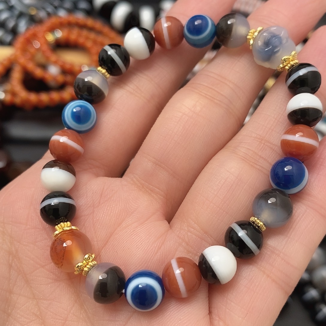 玛瑙/玉髓玛瑙手串未镶嵌