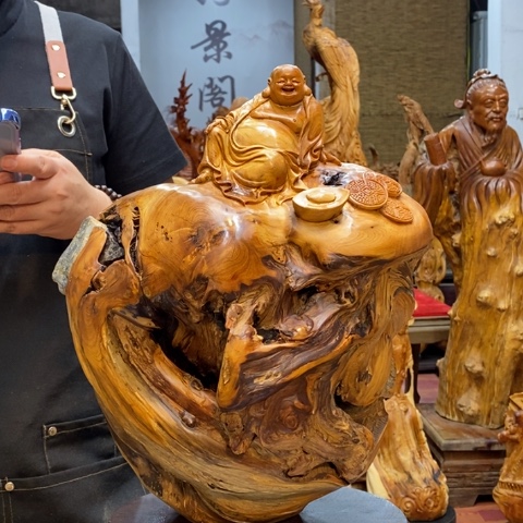 柏木秋*太行崖柏根雕