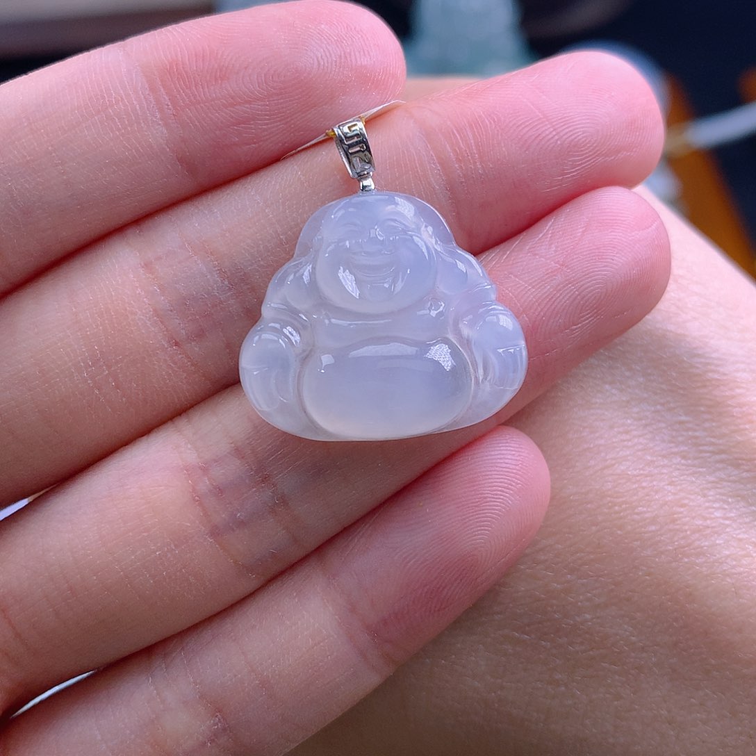 翡翠18K金镶嵌颈饰翡翠