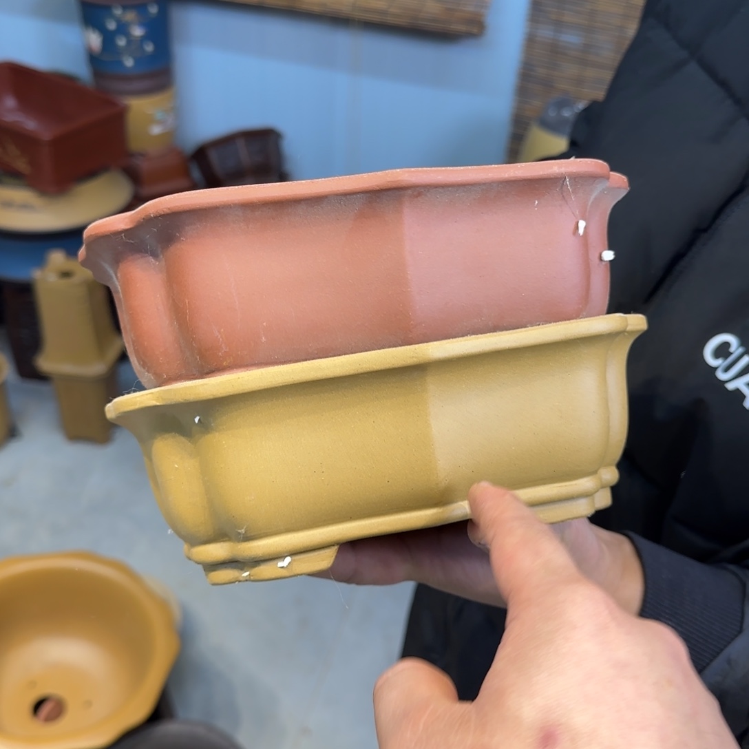 紫砂花盆瑕疵和瑕疵