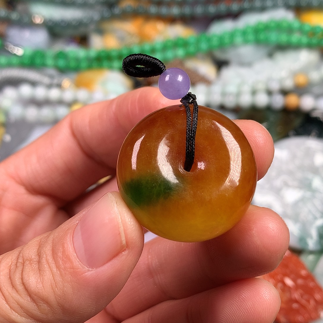 翡翠未镶嵌颈饰天然翡翠
