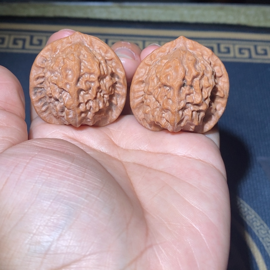 吊坠文玩核桃40尺 全品 瓷娃娃