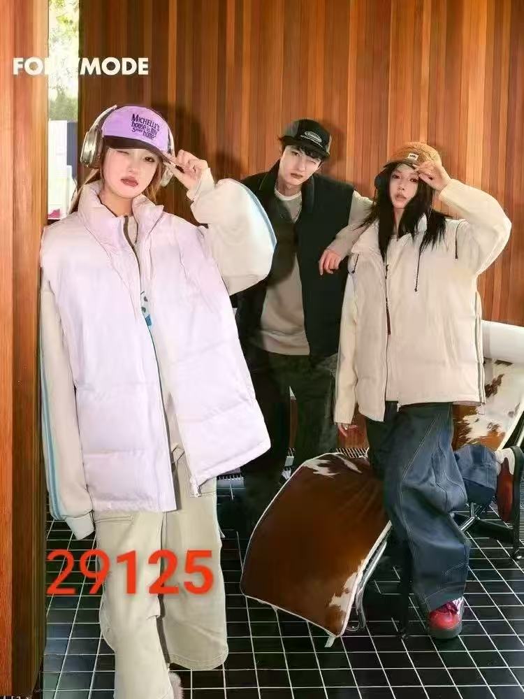 【主播推荐】女士无袖棉服马甲125